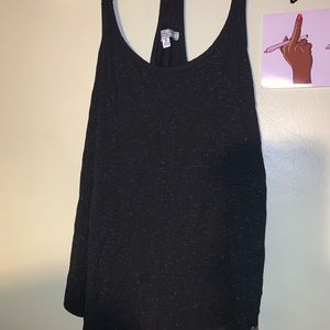 A&F racerback sparkle tank